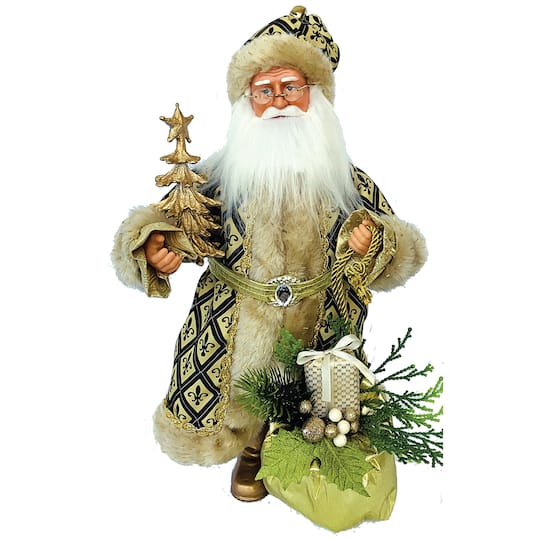 Santa's Workshop 15" Fleur De Lis Claus By Santasworkshop in Green | Michaels®